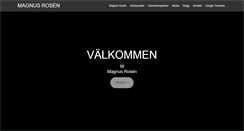 Desktop Screenshot of magnusrosen.com