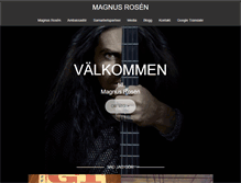 Tablet Screenshot of magnusrosen.com
